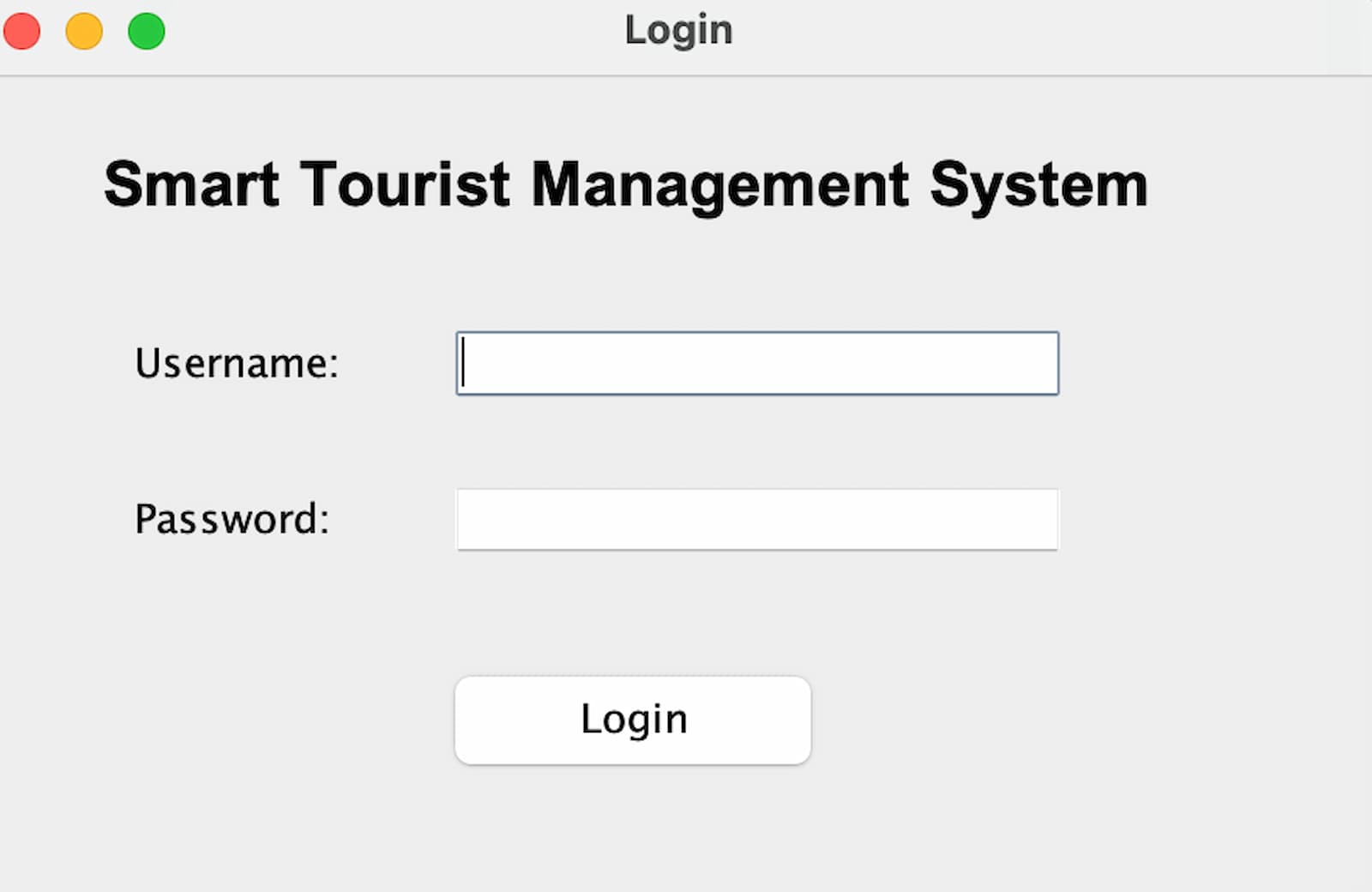 Java Management System